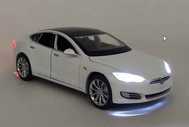 New! Tesla Model S Refresh 1:32 Scale Diecast Toy Car