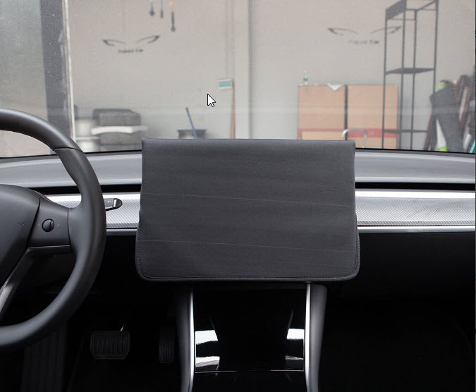 NEW - Tesla Model 3 Model Y Screen Heat Protection Cover - Slip On Screen Dust Cover