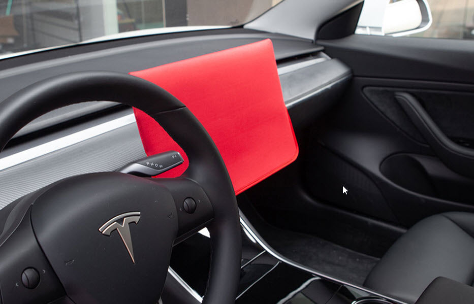 NEW - Tesla Model 3 Model Y Screen Heat Protection Cover - Slip On Screen Dust Cover