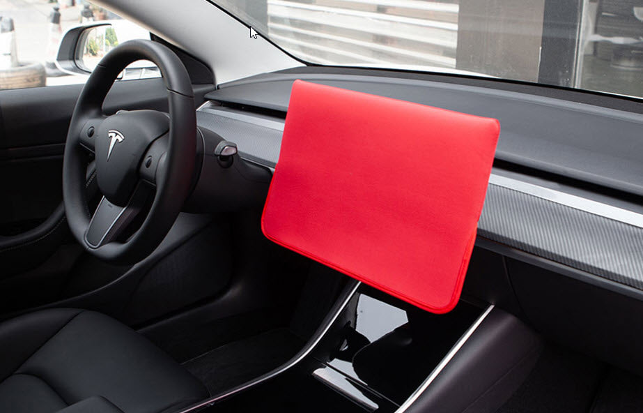 NEW - Tesla Model 3 Model Y Screen Heat Protection Cover - Slip On Screen Dust Cover