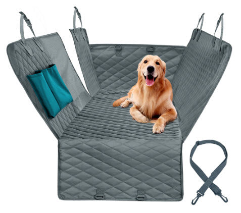 Luxury Pet Car Seat Protector - ADDITIONAL LIMITED TIME 50% AUTOMATIC DISCOUNT AT CHECKOUT - Waterproof - NEW DESIGN with MESH WINDOW!