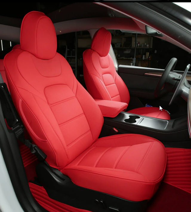 NEW ARRIVAL! Tesla Model Y Customized FULL SURROUND CAR SEAT ARMOR - LIMITED TIME AUTOMATIC DISCOUNT AT CHECKOUT!