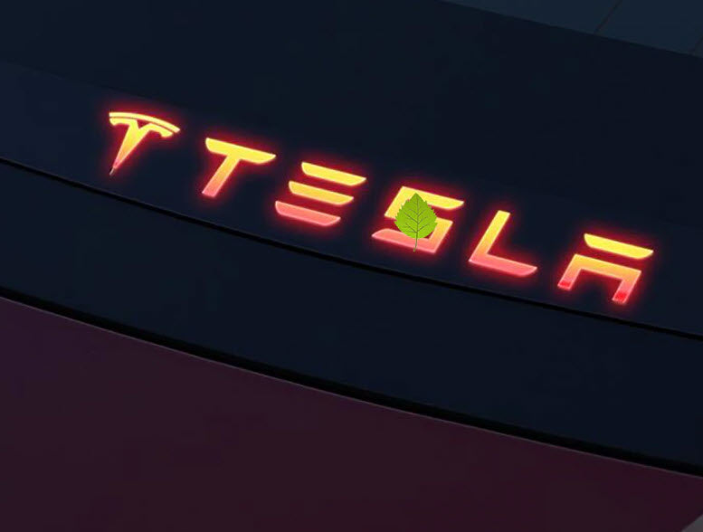 Tesla Model 3 Brake Light Acrylic Sticker