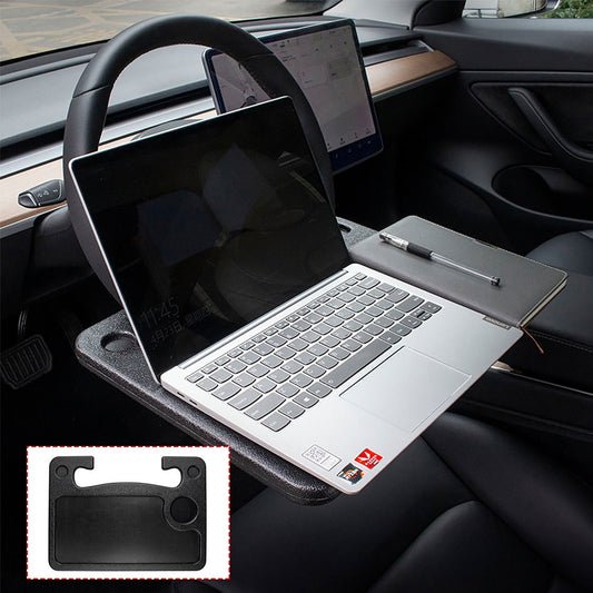 Tesla Model 3 Model Y Steering Wheel Laptop Desk - Car Table Tray