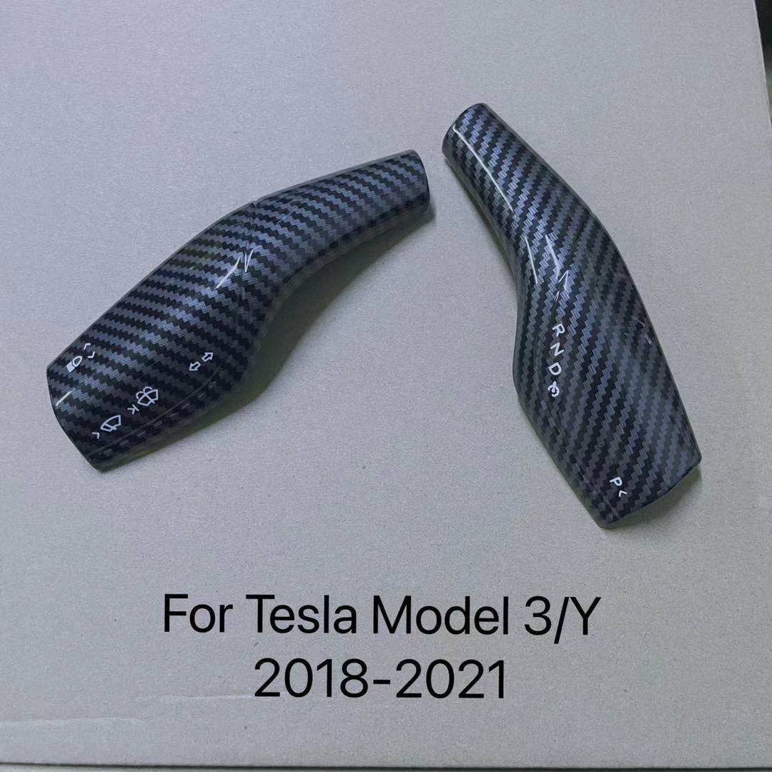 NEW - Tesla Model 3 Model Y Steering Wheel Lever Controller Covers - ABS Plastic